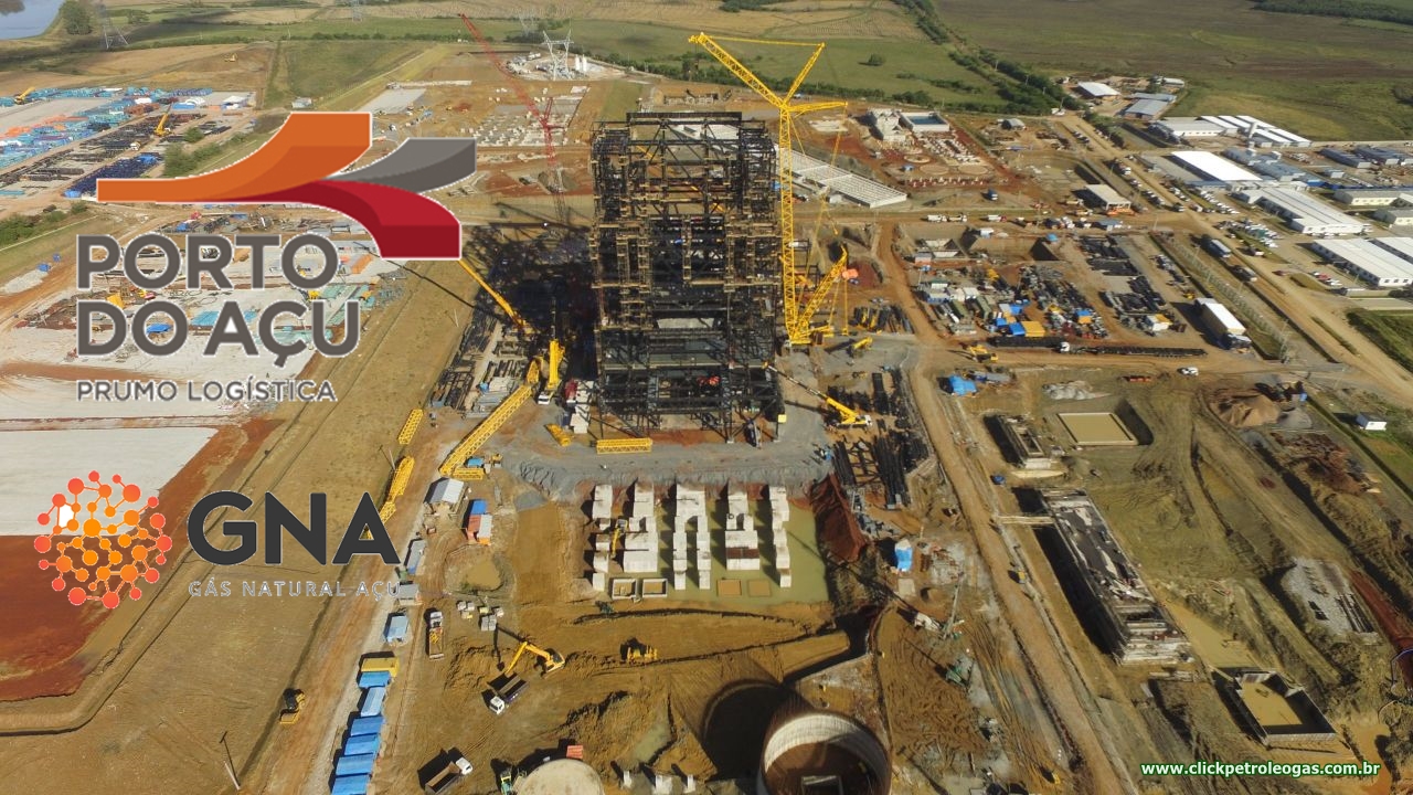Porto do Açú obras São João da Barra Termoelétrica Andrade Gutierrez GNA