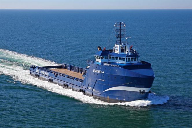 navio Harvey retrofit híbrido PSV