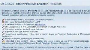 EP2C vagas 26 de março 2