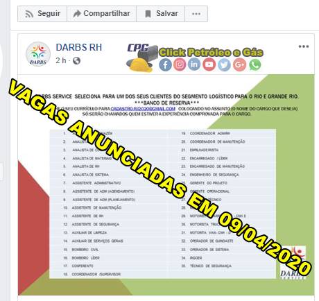 35 cargos como ajudantes, técnicos, mecânicos, rigger para vagas de emprego em empresa de logística no RJ 35 cargos como ajudantes, técnicos, mecânicos, rigger para vagas de emprego em empresa de logística no RJ
