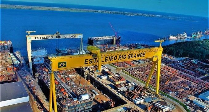 Estaleiro Ecovix e chilena Asmar vão construir navio de apoio para a Marinha do Brasil