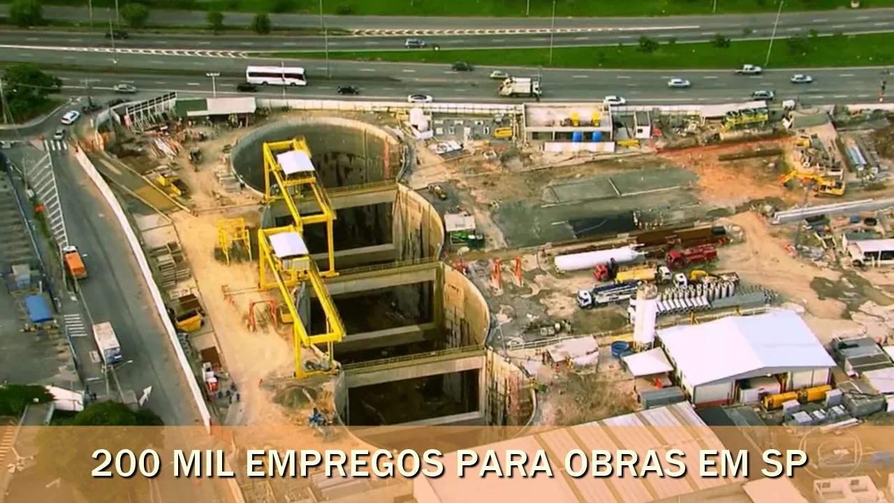 são paulo - empregos - obras - infraestrutura - investimentos - construção