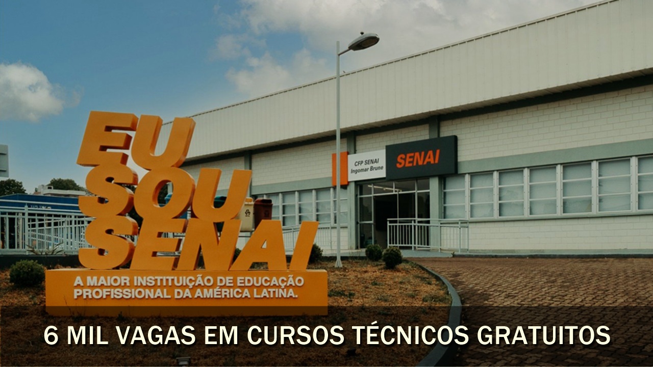 cursos técnicos - SENAI - técnicos - cursos gratuitos - vagas - mg