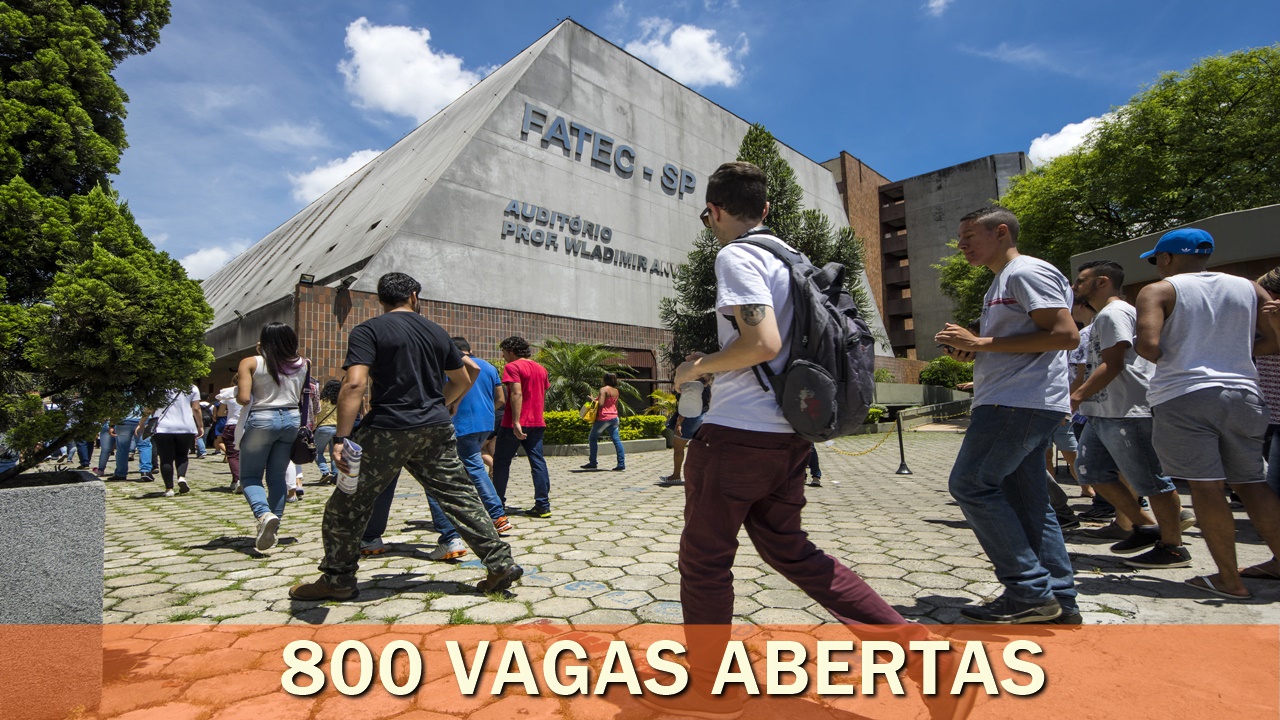 fatec - cursos gratuitos e online - técnico - tecnólogo - vagas - são paulo - qualificação profissional