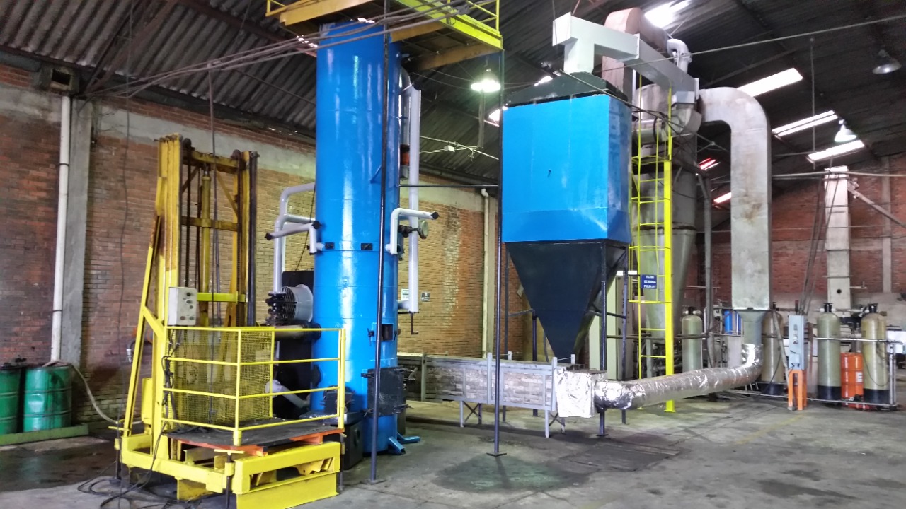 usina de fabricação de energia limpa a partir do lixo