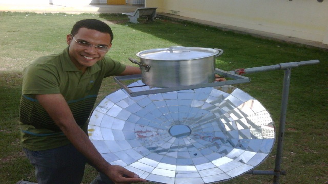 fogão movido a energia solar - Energia solar - fogão - gás de cozinha - botijão de gás