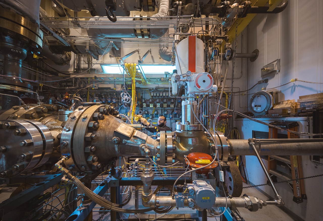 Turbina a gás - combustão - GE - general Eletric - hidrogênio - combustível a base de hidrogênio