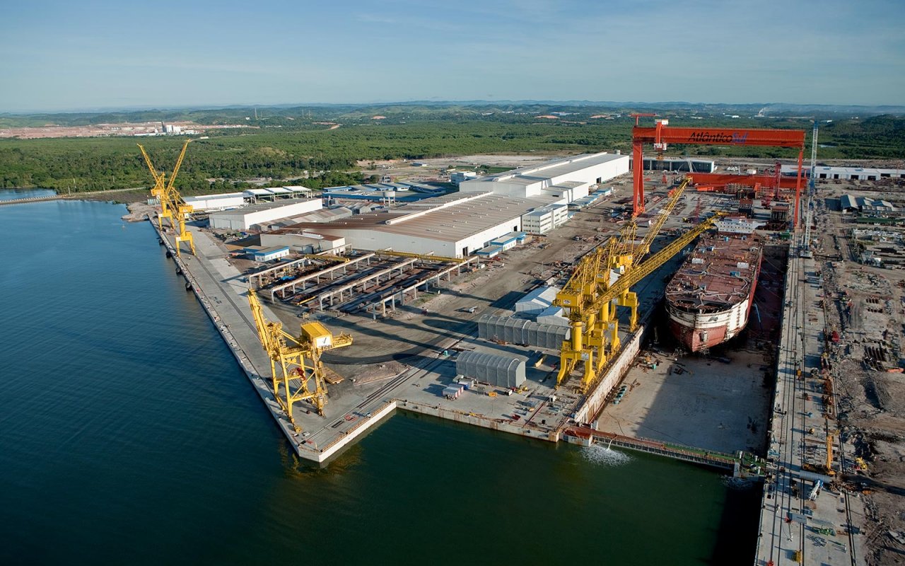 estaleiro atlântico sul, leilão, maersk