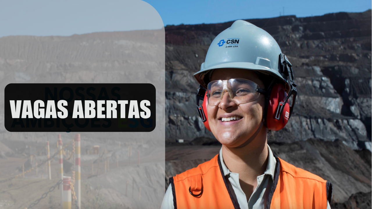vagas - mineração - cursos gratuitos - cursos com certificados - manutenção - soldagem - operador