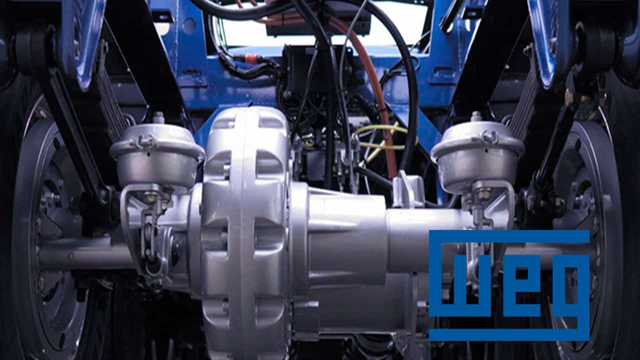 WEG - mercedes-benz - motores elétricos - chassi - baterias