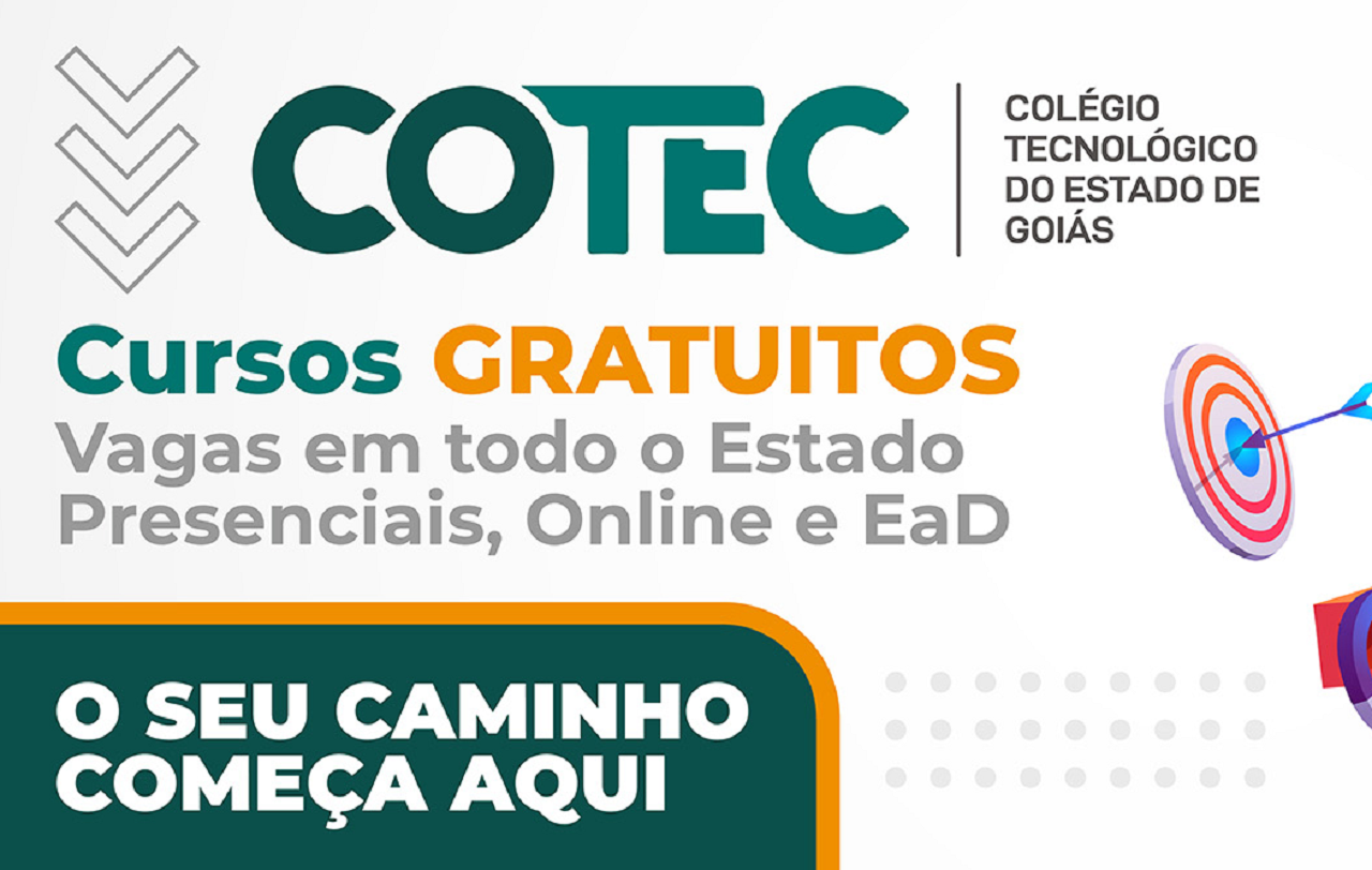 UFG abre 85 MIL vagas em cursos gratuitos tecnológicos na modalidade presencial e EAD