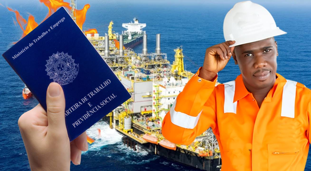 Esquentar a carteira de trabalho CTPS offshore vagas de emprego CV