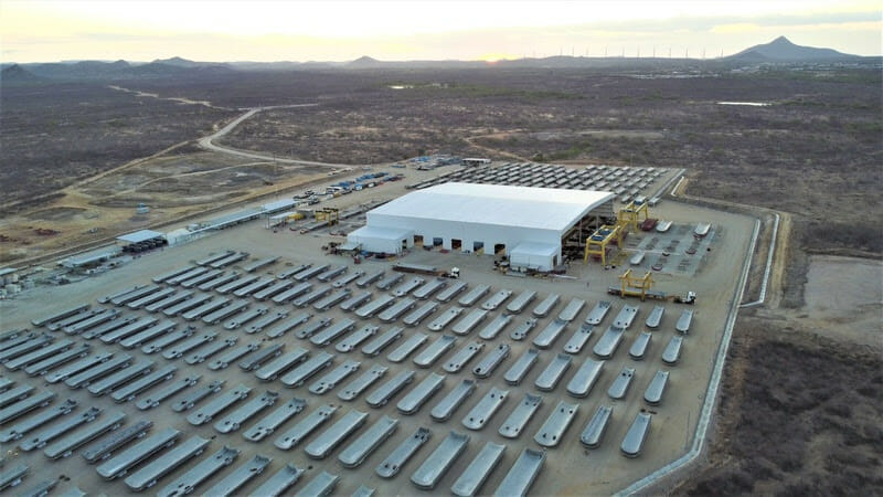 Fábrica de torres da Nordex em Lajes (RN) renováveis energia eólica Nordex