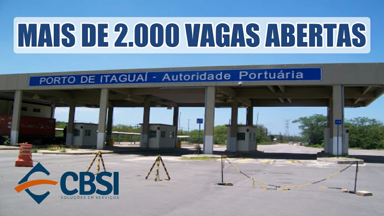 emprego - vagas - porto - cbsi - ajudante - Rio de Janeiro - rj - ensino fundamental