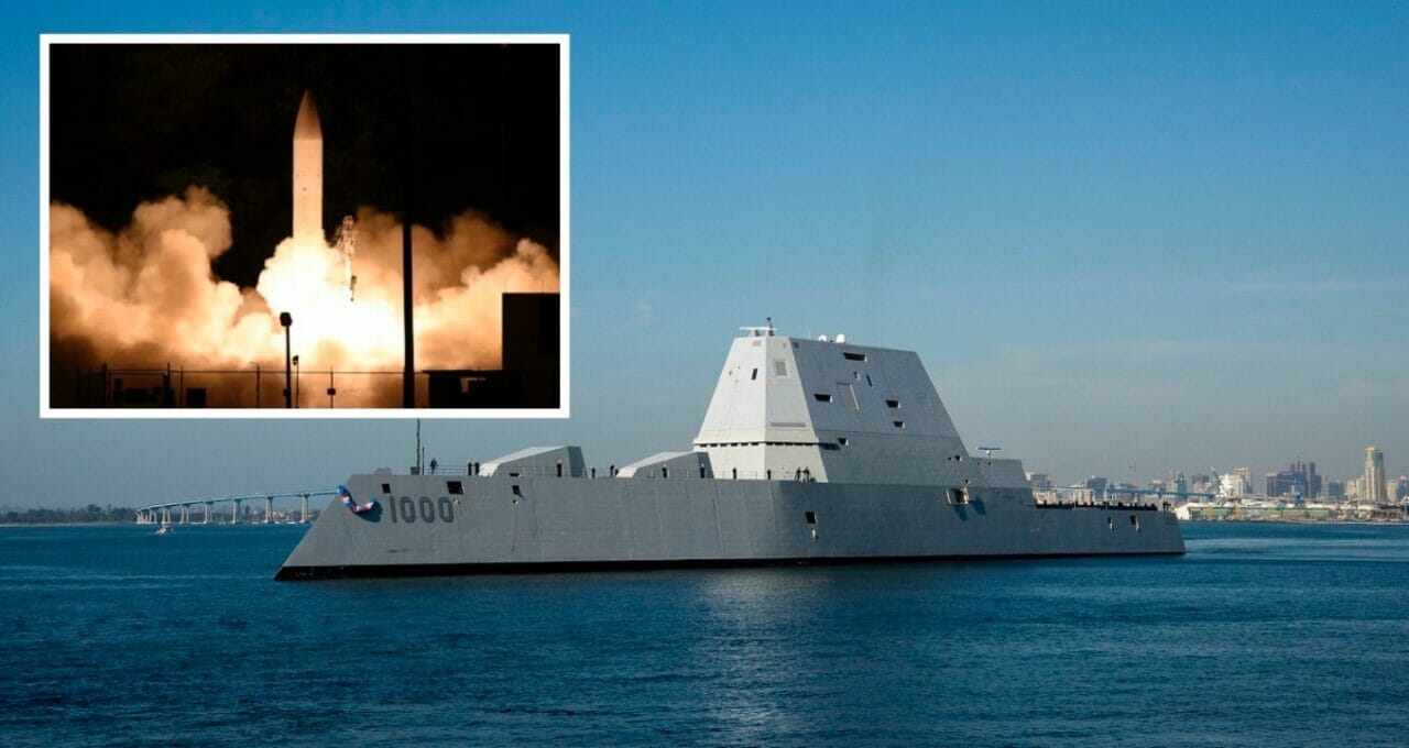 EUA - pentágono - mísseis hipersónicos - USS Zumwalt - marinha