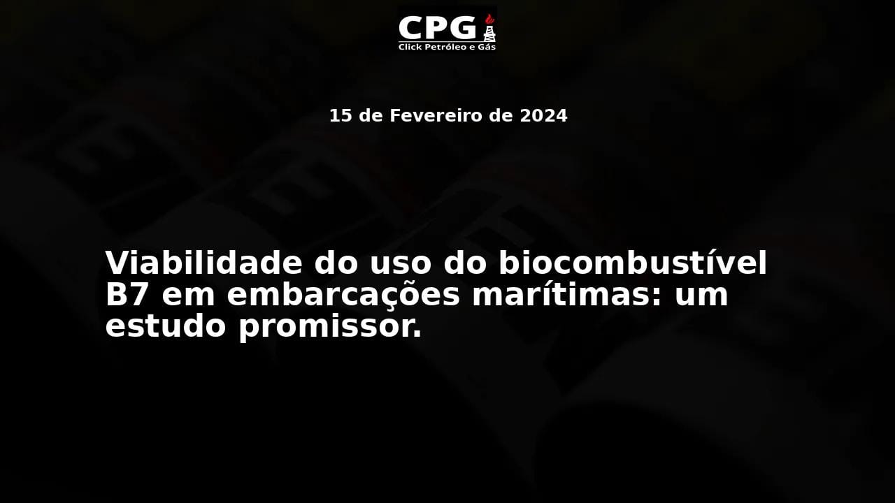 combustível verde, biodiesel, B7
