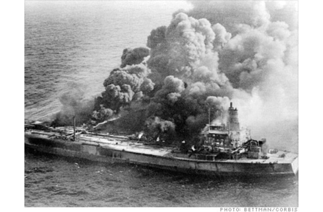 E sobre petróleo derramado? O caso do Atlantic Empress 