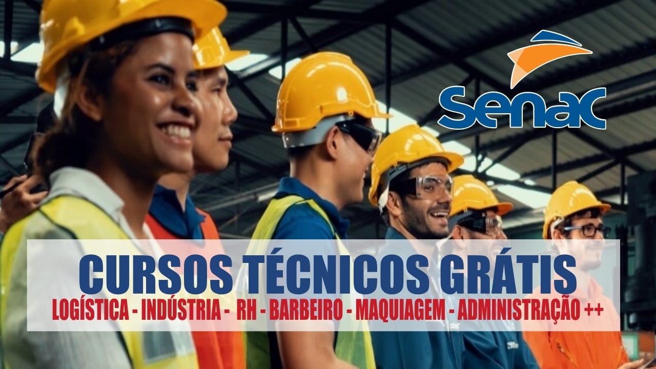 Senac abre 900 vagas em cursos técnicos gratuitos nas áreas de saúde e tecnologia com certificação garantida