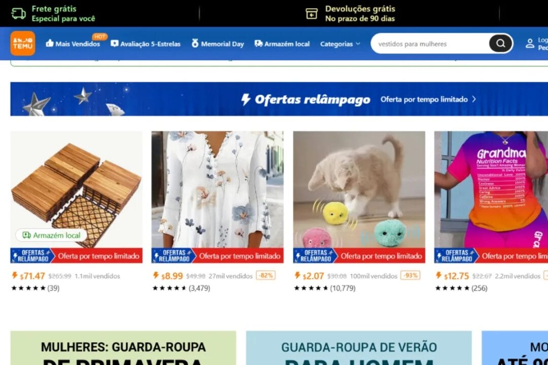 TEMU, Rival da Shopee, Shein e Amazon, chega ao Brasil para inaugurar uma nova era do e-commerce!