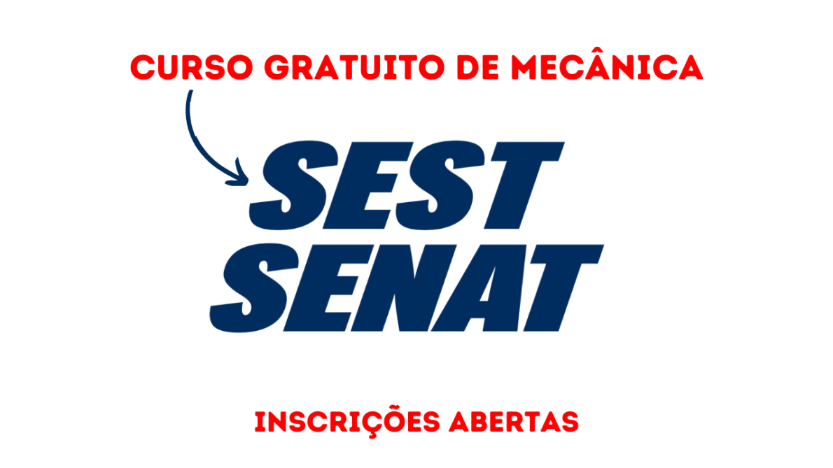 O curso gratuito do SEST SENAT visa ensinar mecânica de uma forma mais simples. No final, será possível obter um certificado.