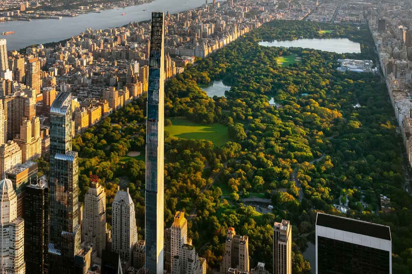 O edifício mais fino do mundo conta com 435 metros de altura. Chamado de Steinway Tower, o prédio mais fino do mundo está localizado nos Estados Unidos.