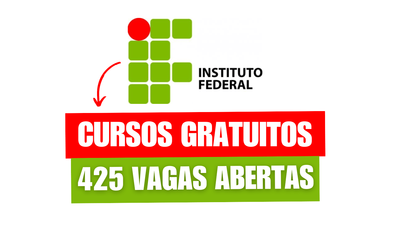 Os interessados devem se inscrever ainda hoje para concorrer às vagas abertas em um dos cursos gratuitos oferecidos pelo Instituto Federal.