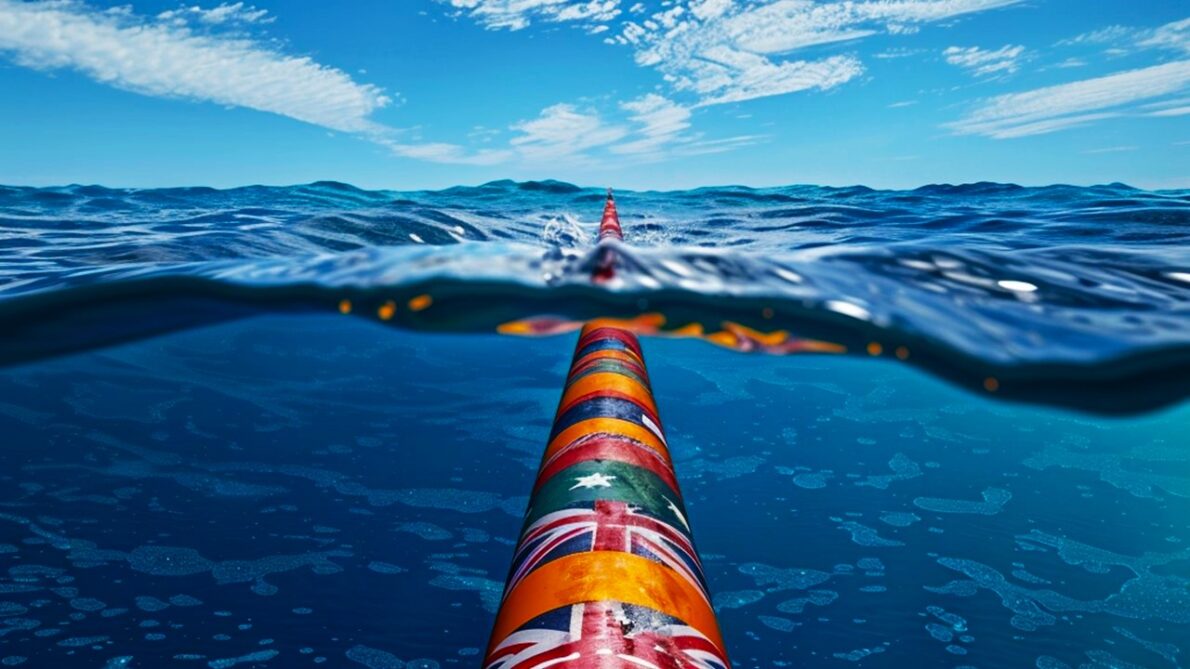 Austrália - cabo submarino