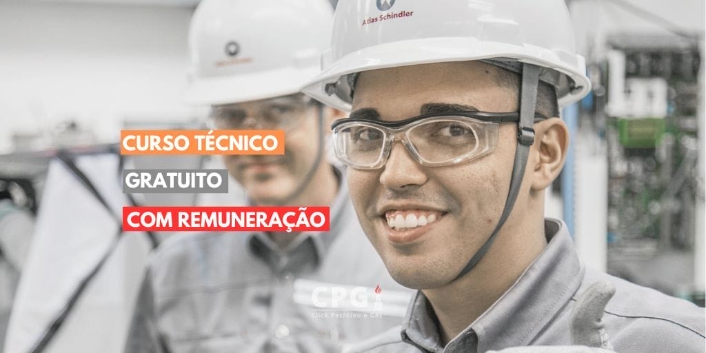 Atlas Schindler abre vagas em curso técnico gratuito. (Atlas/ Edição Canva)