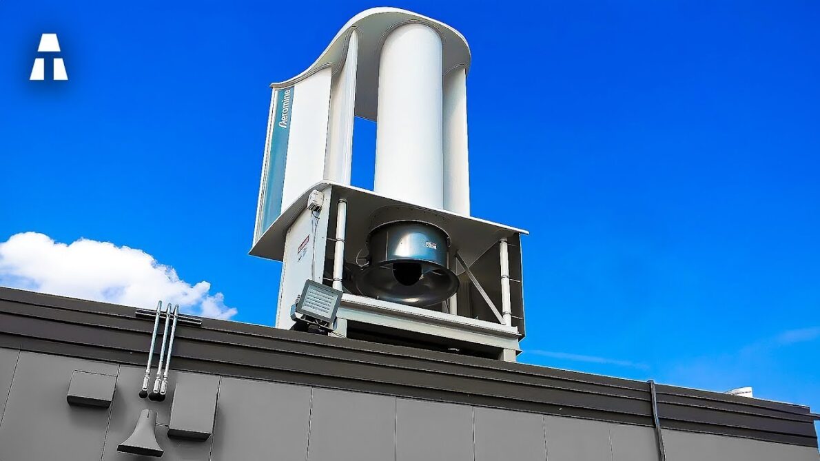 50% Mais eficiente que ENERGIA SOLAR? Aeromine: silenciosa turbina de telhado equivalente a 21 painéis solares pode revolucionar a indústria de energia renovável