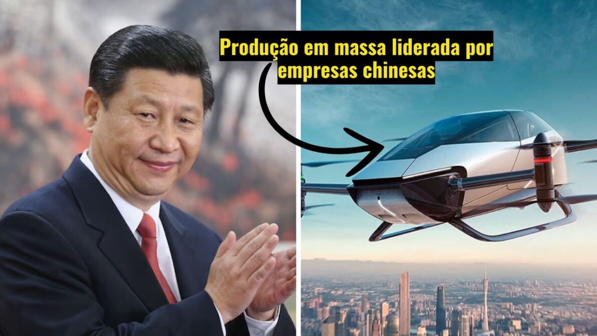 A China está revolucionando o transporte urbano ao iniciar a produção em massa de carros voadores, prometendo abalar o mercado global de mobilidade