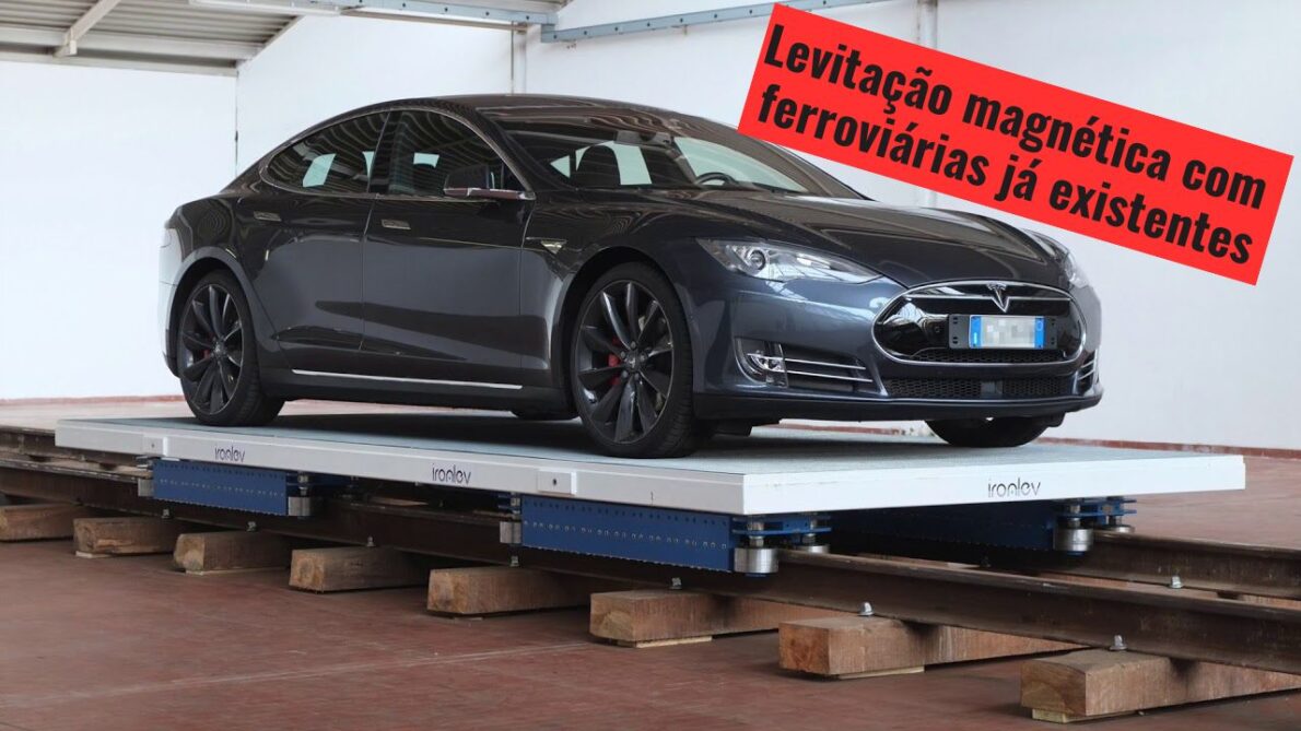 IronLev revoluciona o transporte com levitação magnética: Velocidade de até 500 km/h usando trilhos ferroviários existentes