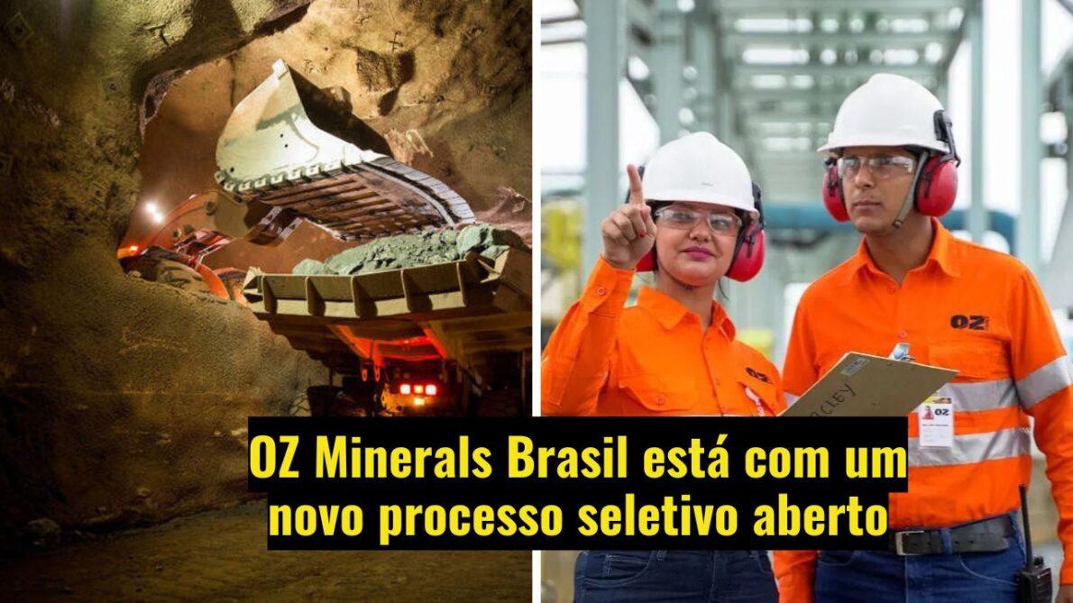 OZ Minerals Brasil abre processo seletivo para diversas vagas de emprego em mineração; Oportunidades para caldeireiro, mecânico, geotécnico e mais