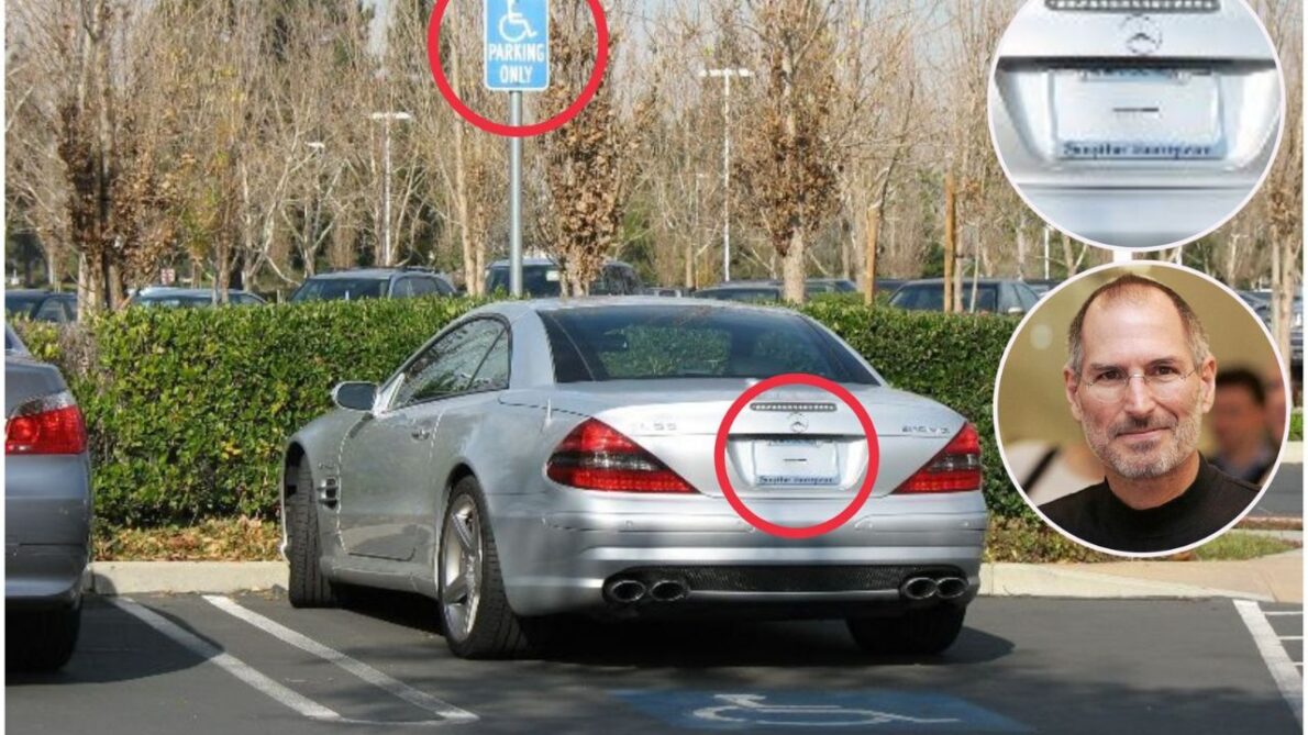 Steve Jobs era conhecido por trocar de carro a cada seis meses, uma Mercedes-Benz SL-Class, mas havia um motivo