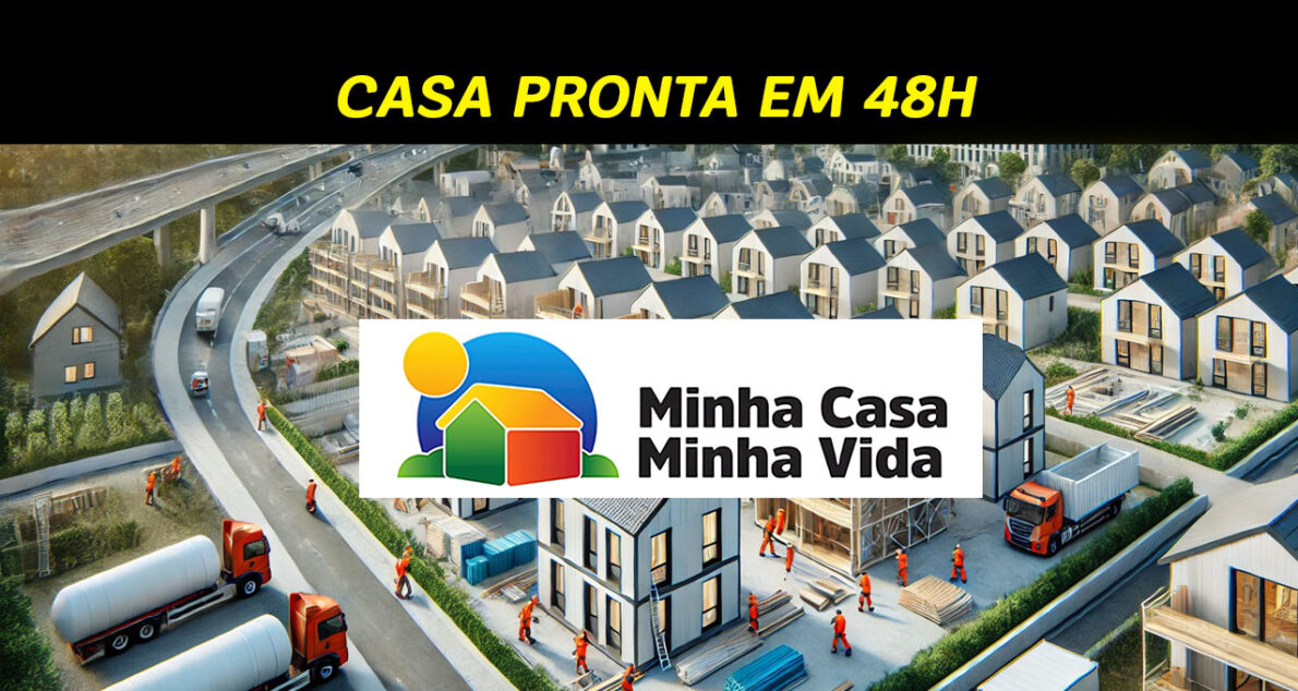 Revolução na construção Civil! Empresa constrói moradias do Minha Casa Minha Vida em 48h; descubra como isso é possível