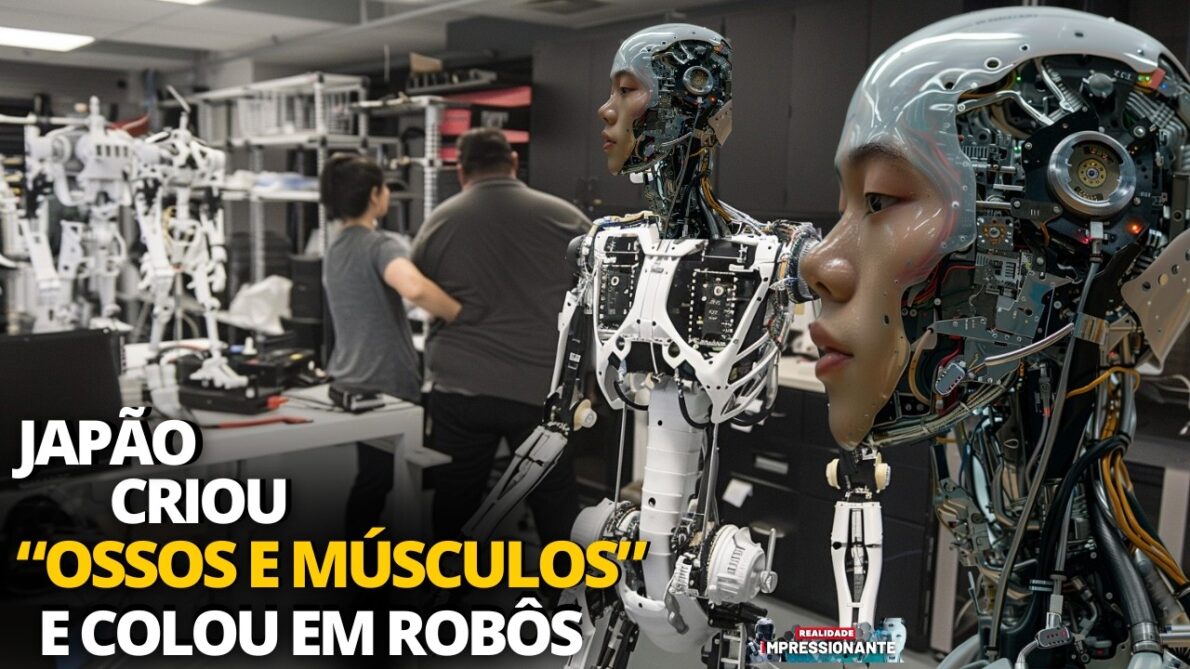 Cientistas no Japão criaram músculos, ossos e tendões robóticos similares aos humanos e testaram em um humanoide