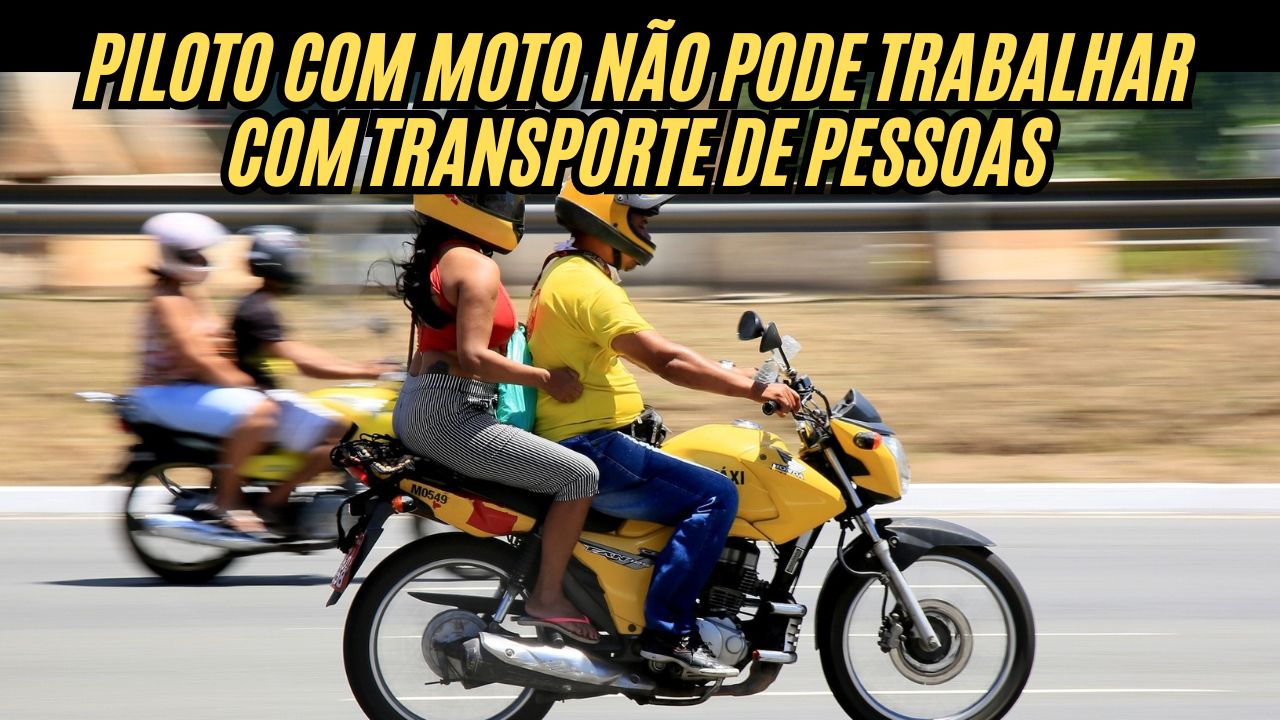 Você sabia? Lei proíbe transporte remunerado de passageiros em MOTOS e pode render MULTAS de R$ 4 mil!