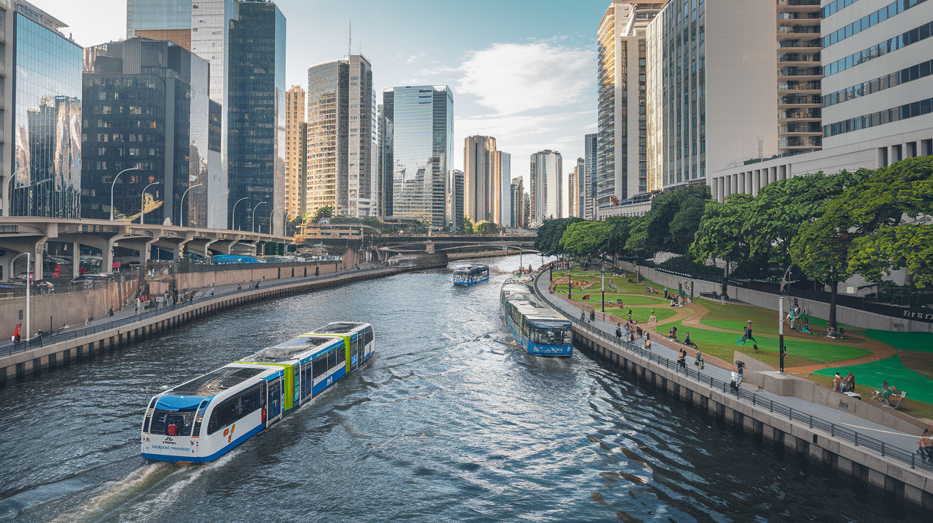 São Paulo lança o PlanHidro SP, projeto bilionário que promete transformar o Rio Pinheiros em rota de transporte de passageiros e cargas.
