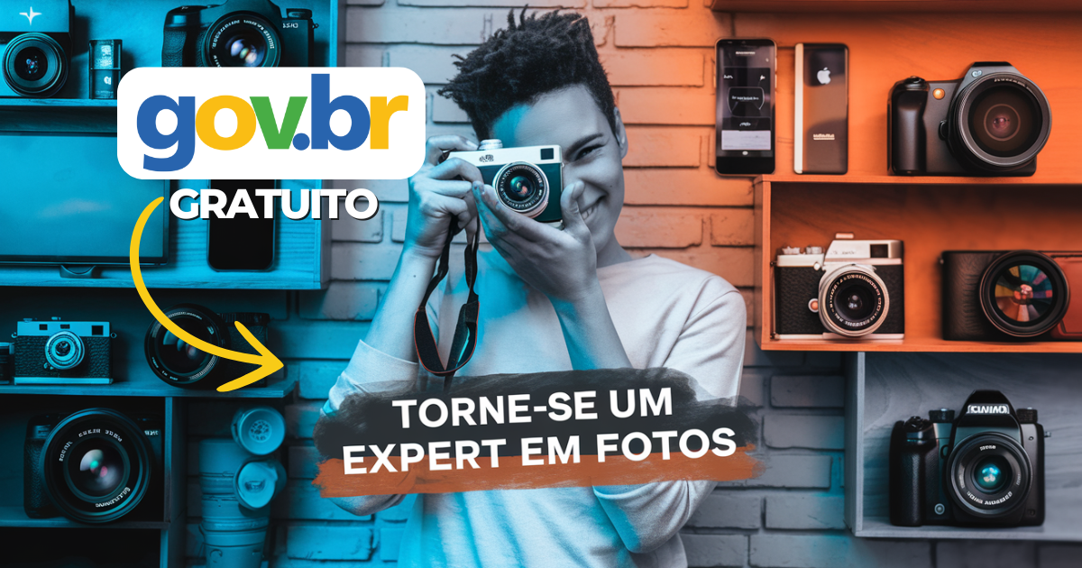 Cursos grátis online de fotografia e audiovisual com certificado do Ministério da Cultura. Inscreva-se e amplie suas habilidades criativas!