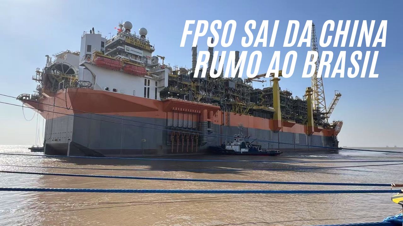 Petrobras petróleo óleo FPSO Alexandre Gusmão: Plataforma de R$ 12 bilhões sai da China que produzirá 180 mil barris por dia no Campo de Mero
