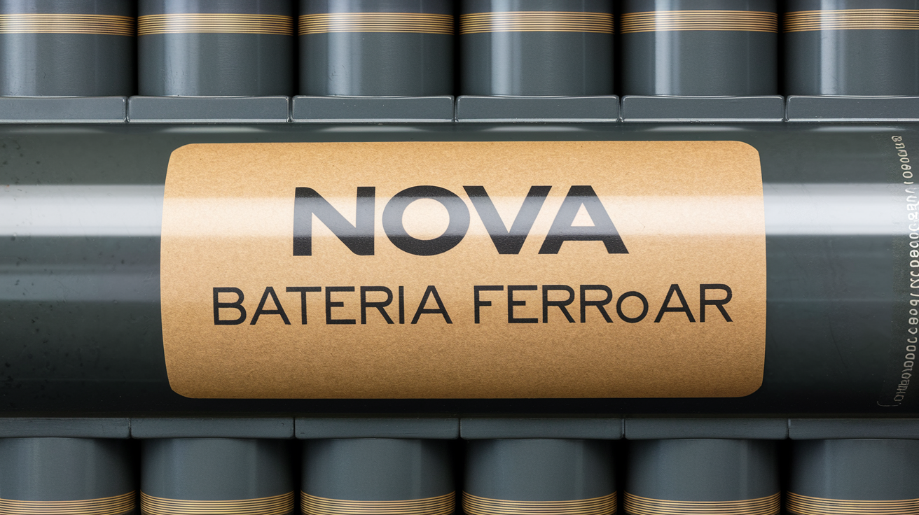 Nova bateria ferro-ar é 10x mais barata que o lítio, dura 100 horas e pode revolucionar energia solar e eólica