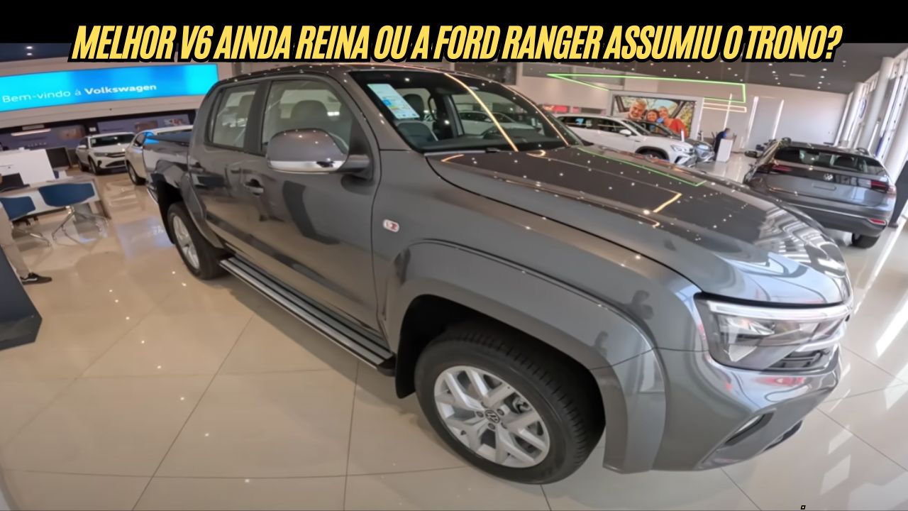 Volkswagen Amarok 2025 versão highline: 272 cavalos, R$ 328 mil e a disputa acirrada com a Ford Ranger pelo topo das picapes V6!