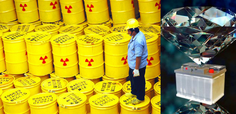 Nova bateria com mais de 5 mil anos de vida útil e feita com carbono radioativo em diamante promete revolucionar o futuro da energia!