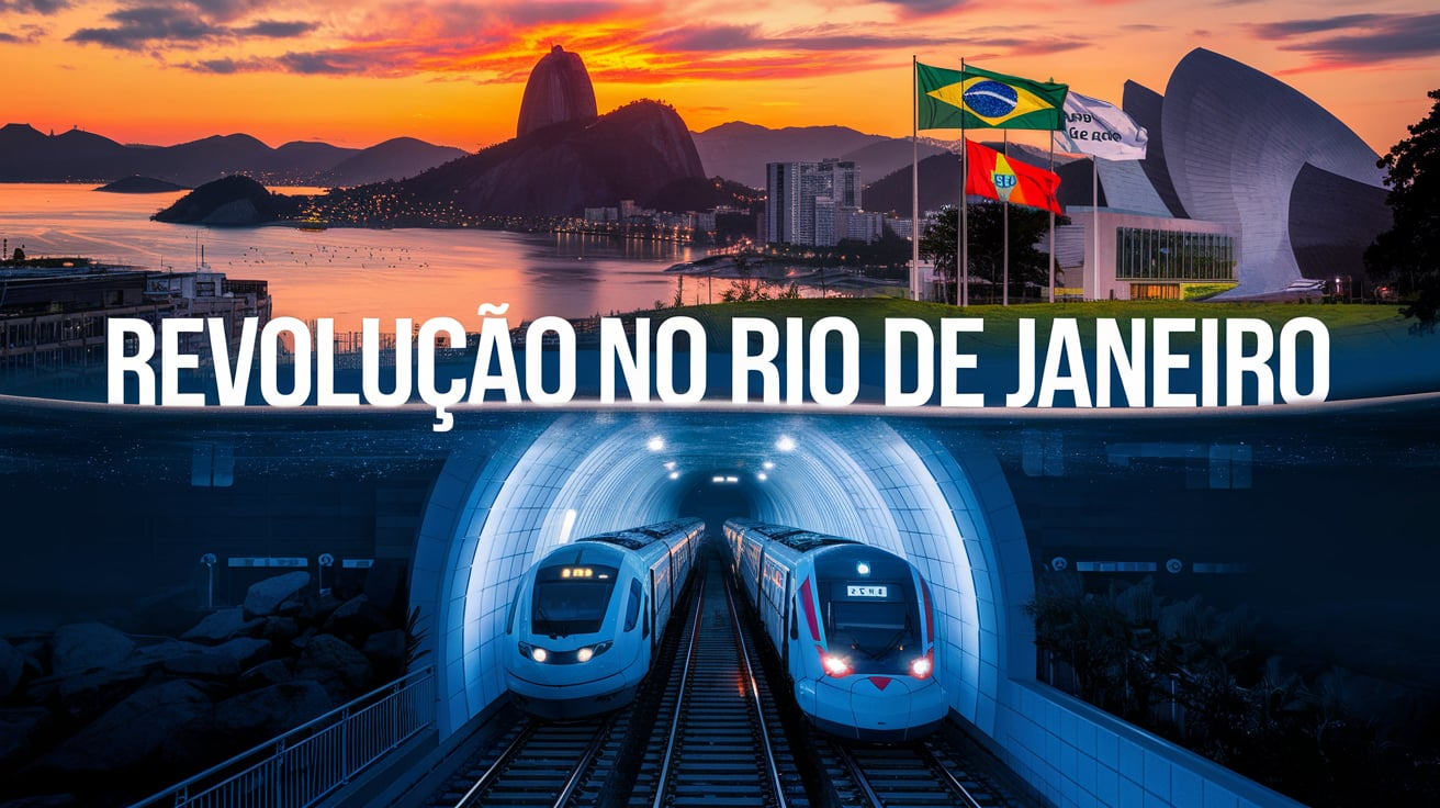 Metrô entre Rio e Niterói avança: projeto da Linha 3 depende de Jogos Pan-Americanos 2031. Promessa de obra de R$ 4,5 bi entusiasma.