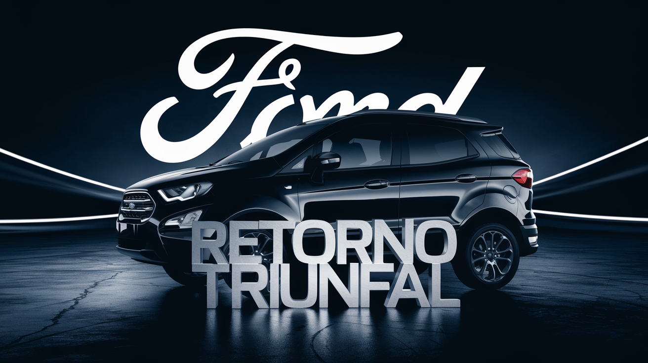 O Ford EcoSport está de volta! Com design futurista e motores eletrificados, o SUV renasce para revolucionar o mercado em 2026.