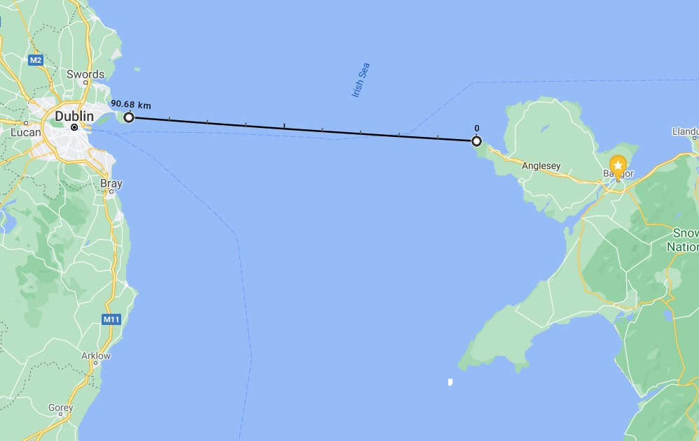O projeto não deu certo porque era muito caro, com um custo de 15 bilhões de libras, e não teve apoio suficiente do governo britânico. A Irlanda ganharia mais benefícios do que a Inglaterra, o que desmotivou os investidores.