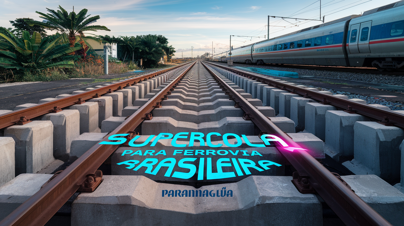 Supercola europeia revoluciona ferrovias brasileiras. Técnica elimina manutenção cara e aumenta segurança em Paranaguá. Futuro chegou!