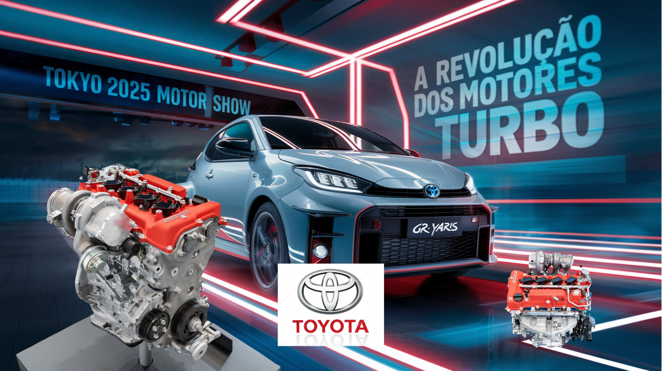 Toyota revoluciona motores turbo com potência superior a 400 cv no GR Yaris e Lexus. Promessa de novos modelos esportivos incríveis!