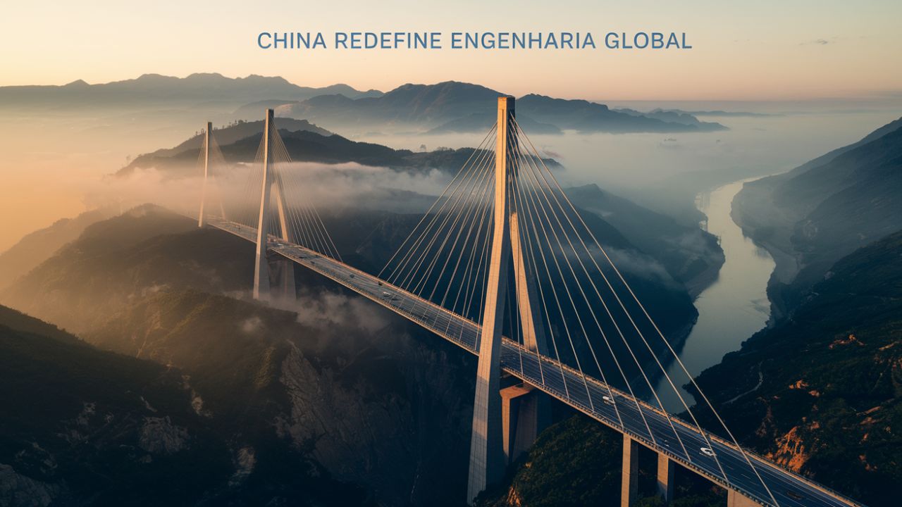 China conclui estrutura da PONTE MAIS ALTA DO MUNDO: A impressionante Huajiang Grand Canyon revoluciona a engenharia global