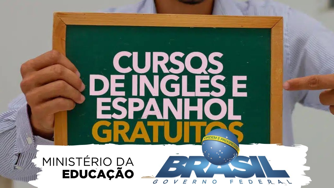 MEC oferece cursos de Inglês e Espanhol, totalmente gratuitos e online (EAD), sem processo seletivo e com certificado garantido para pessoas de todo o Brasil