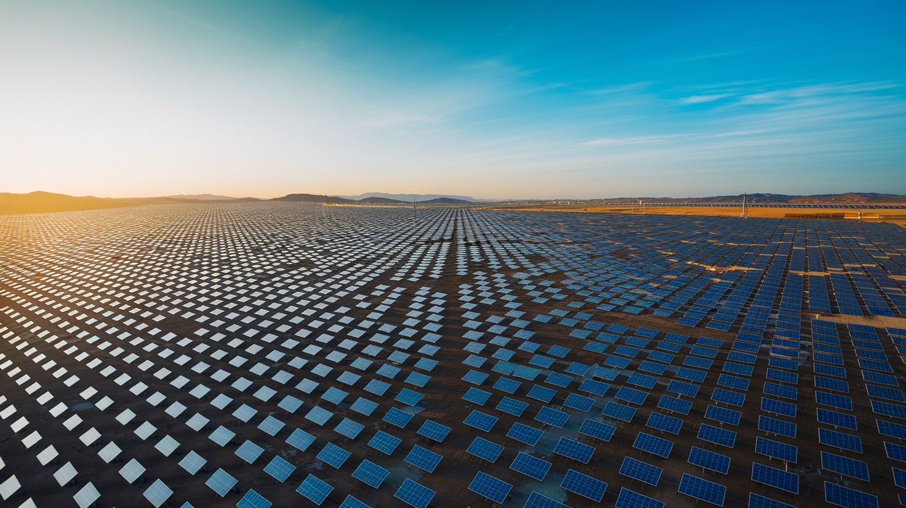 Abu Dhabi se prepara para construir a maior usina solar do mundo, com 10 milhões de painéis e capacidade de 1GW, capaz de abastecer 750 mil casas e operar 24 horas por dia.